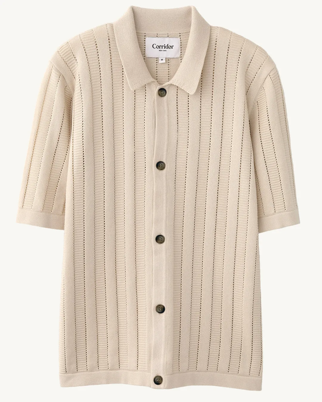 Ladder Knit Buttondown sold by Corridor