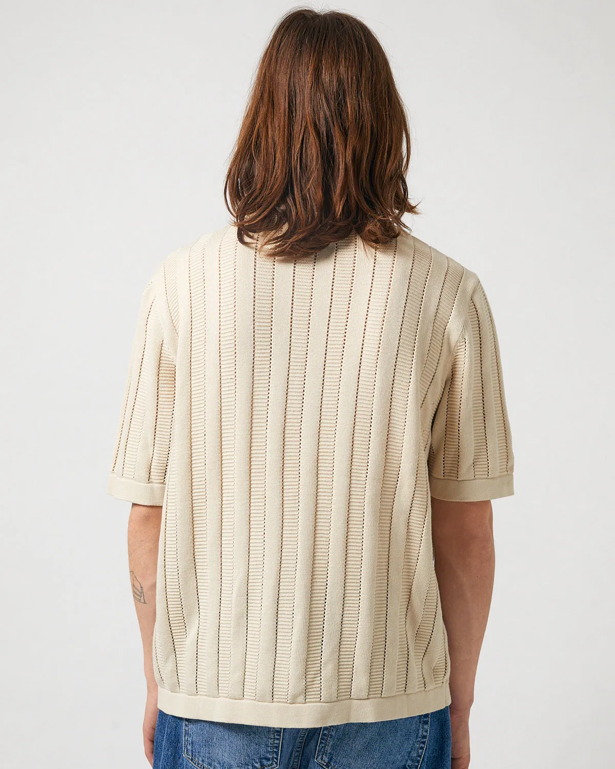 Ladder Knit Buttondown sold by Corridor product image thumbnail 3