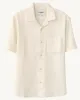 Basket Weave Stripe SS Camp - Natural sold by Corridor