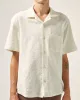 Basket Weave Stripe SS Camp - Natural sold by Corridor
