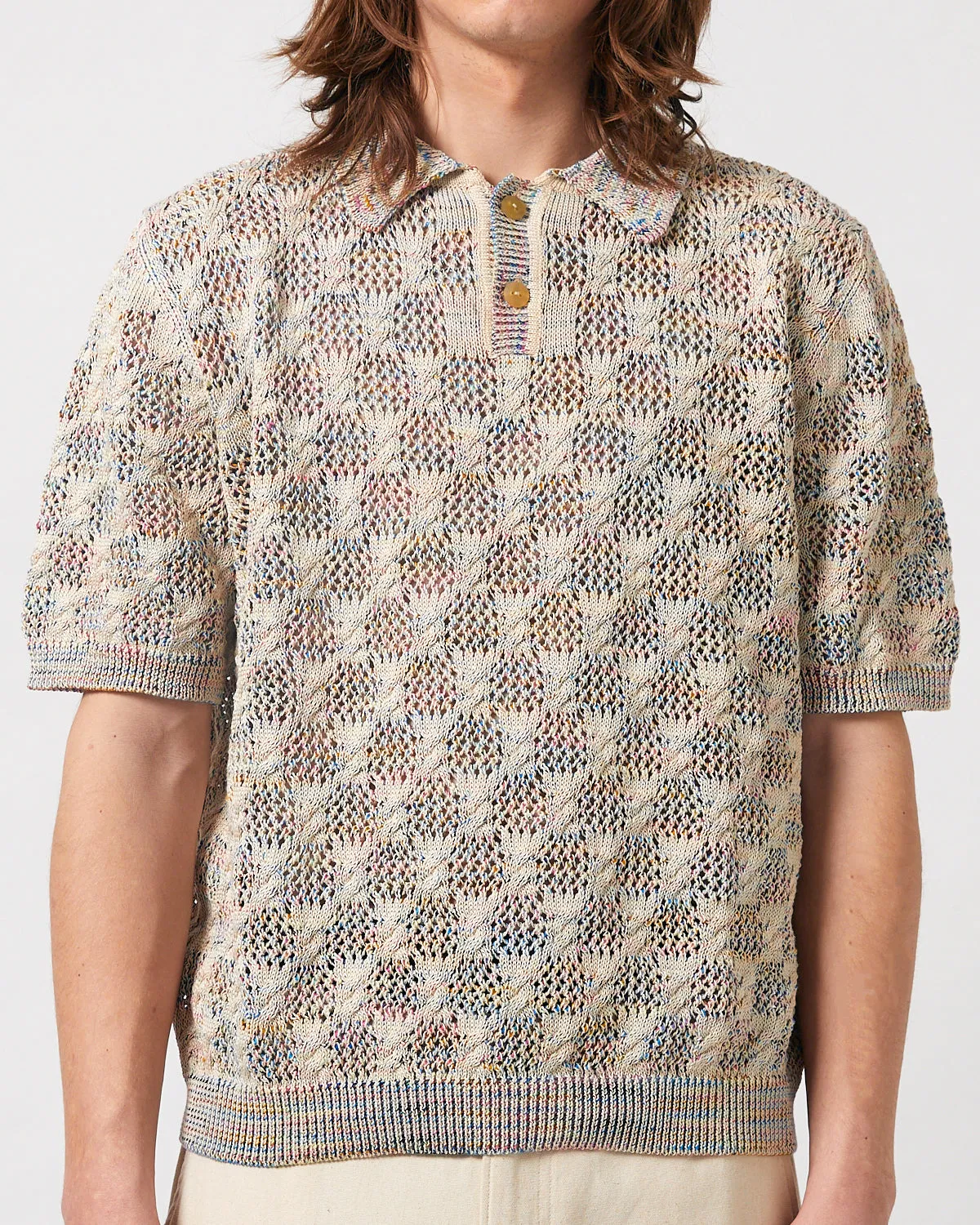 Cable Lace Polo sold by Corridor product image thumbnail 3