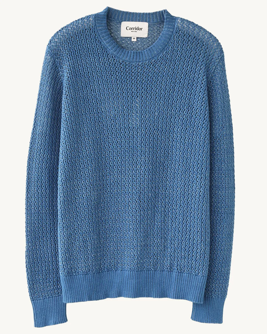 Marled Crewneck - Blue sold by Corridor