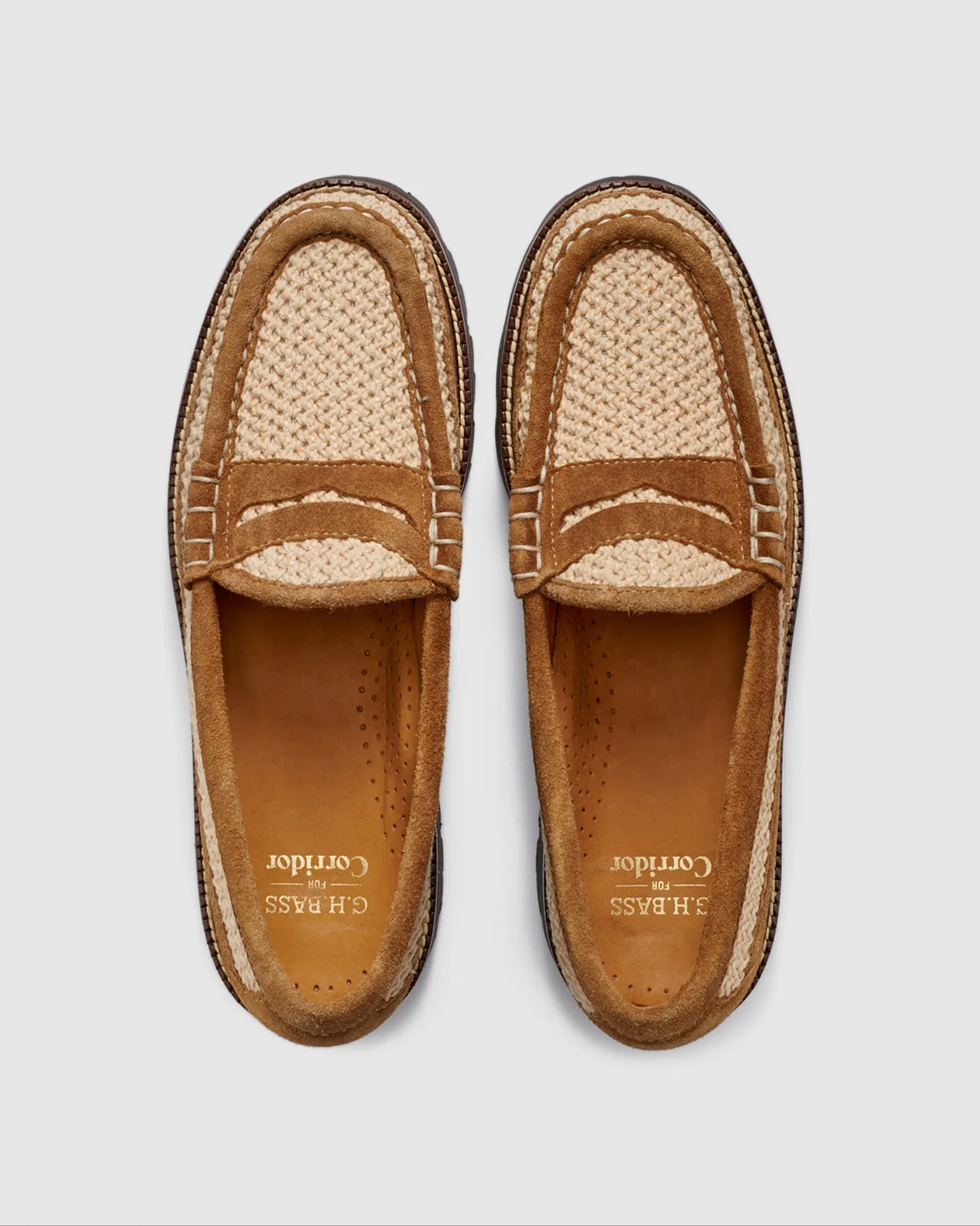G.H. BASS x Corridor Larson Raffia Loafer sold by Corridor product image thumbnail 3