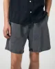 French Terry Garment Dyed Shorts - Washed Black sold by Corridor