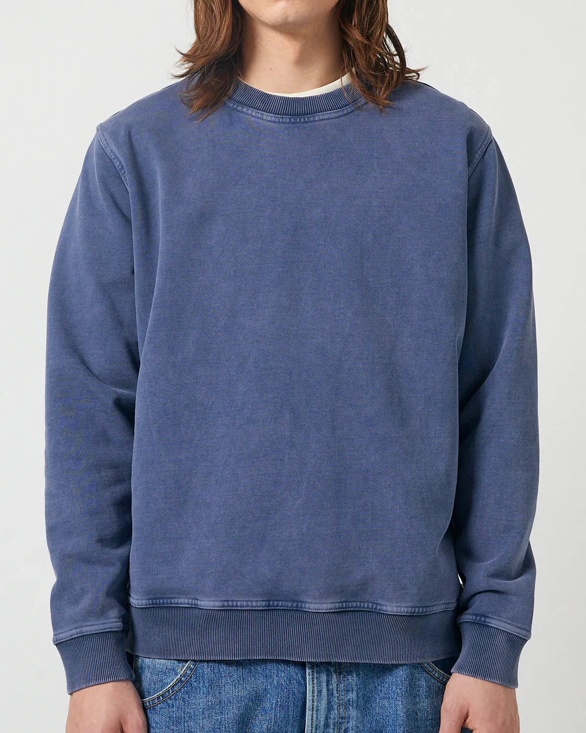 French Terry Crewneck - Blue sold by Corridor product image thumbnail 3