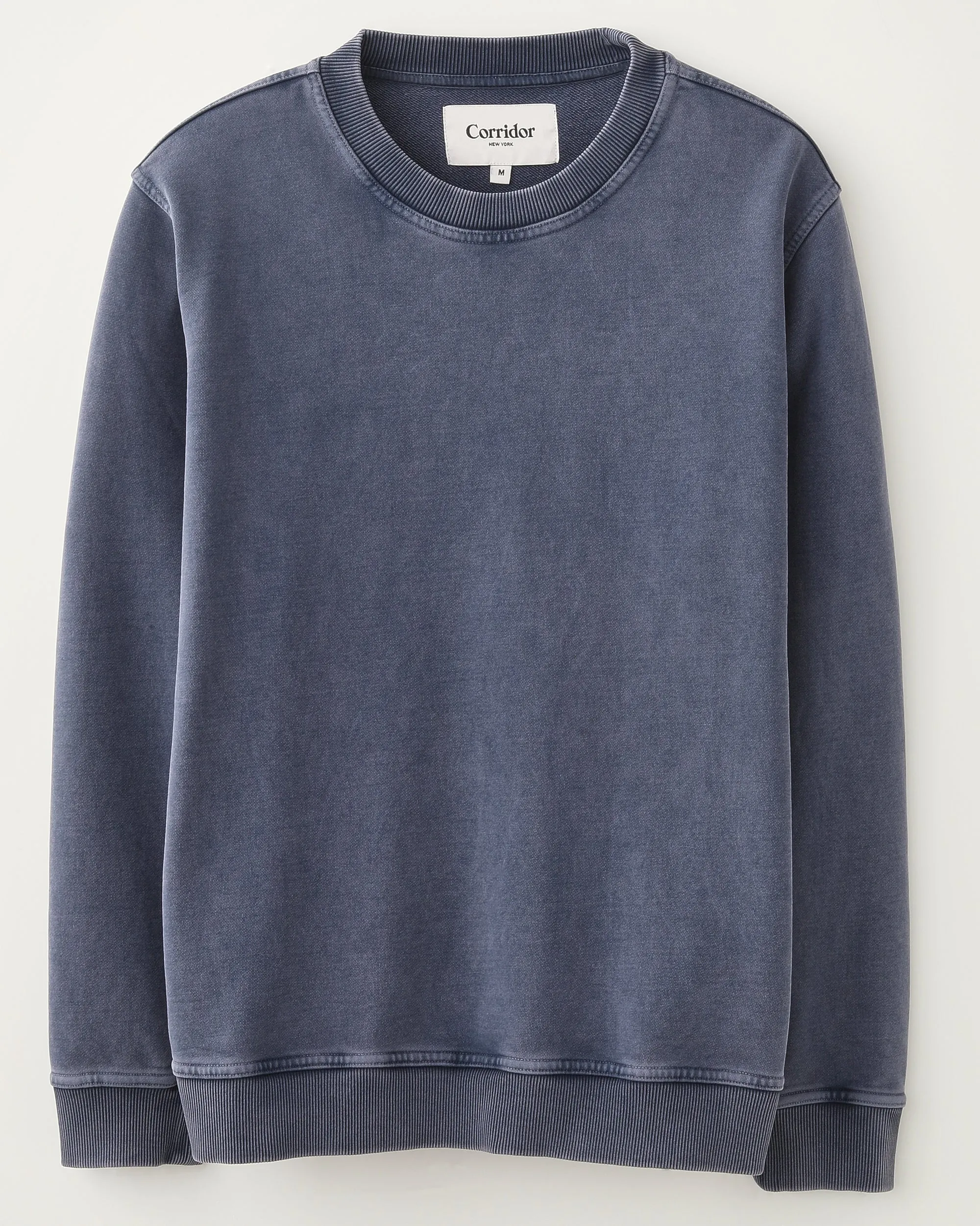 French Terry Crewneck - Blue sold by Corridor