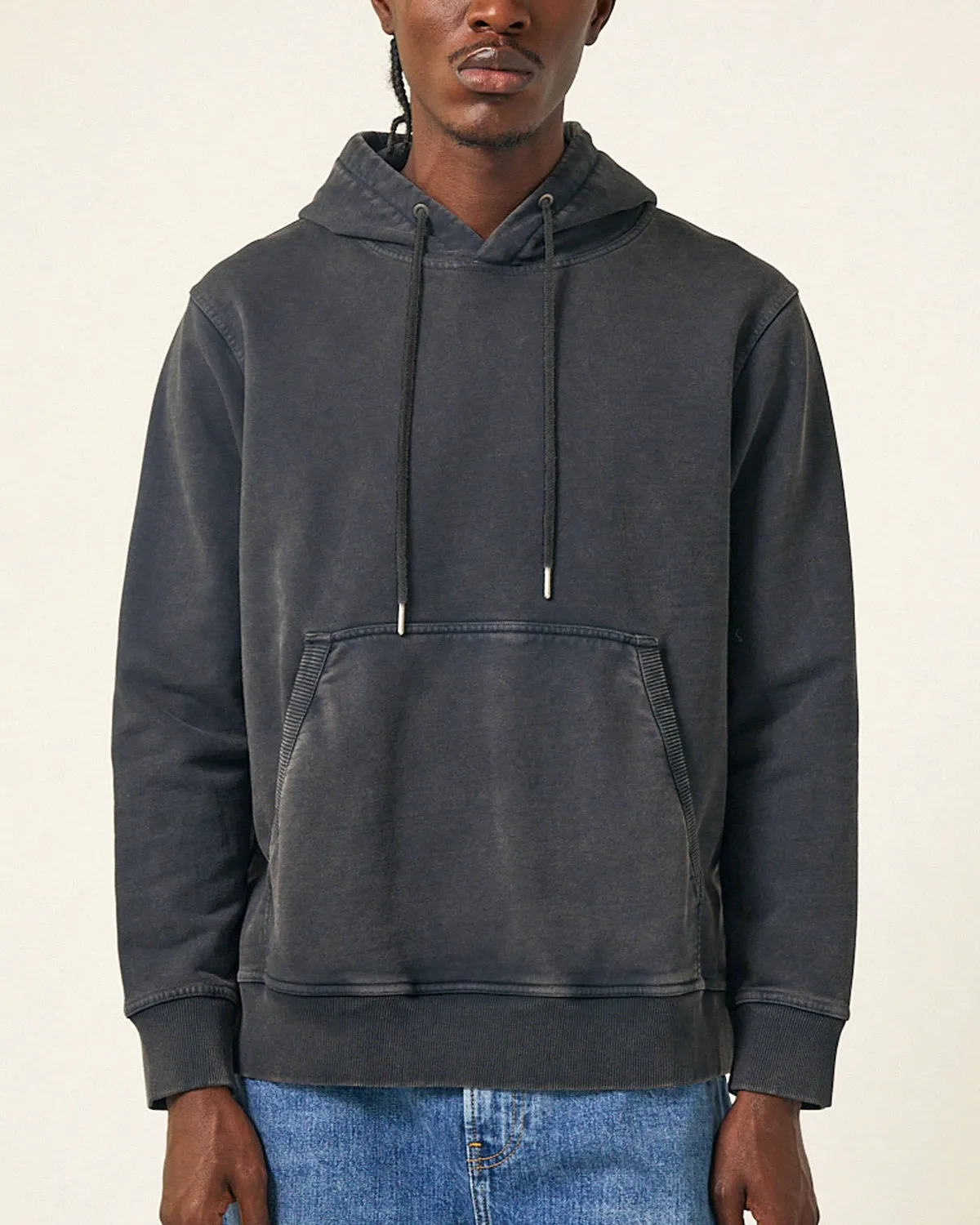 French Terry Hoodie - Washed Black sold by Corridor product image thumbnail 2