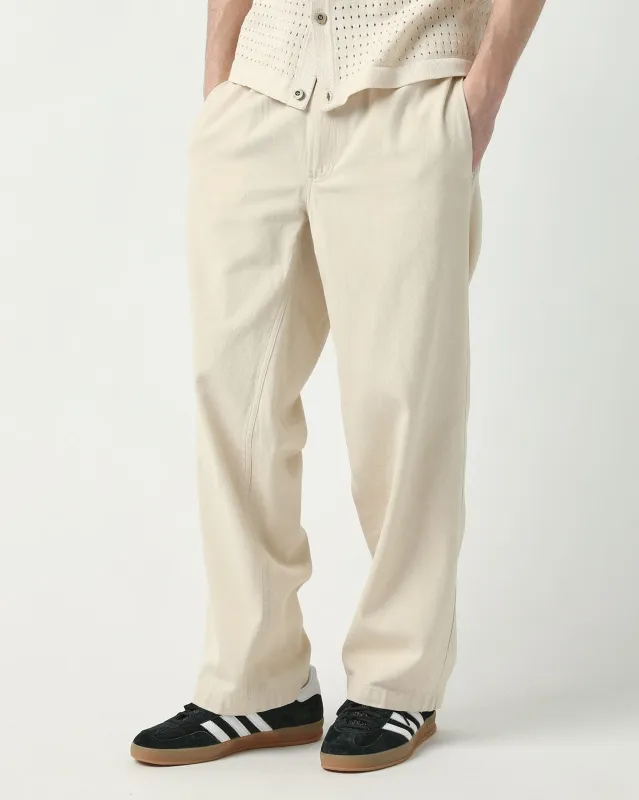 Canvas Leisure Pant - Natural sold by Corridor