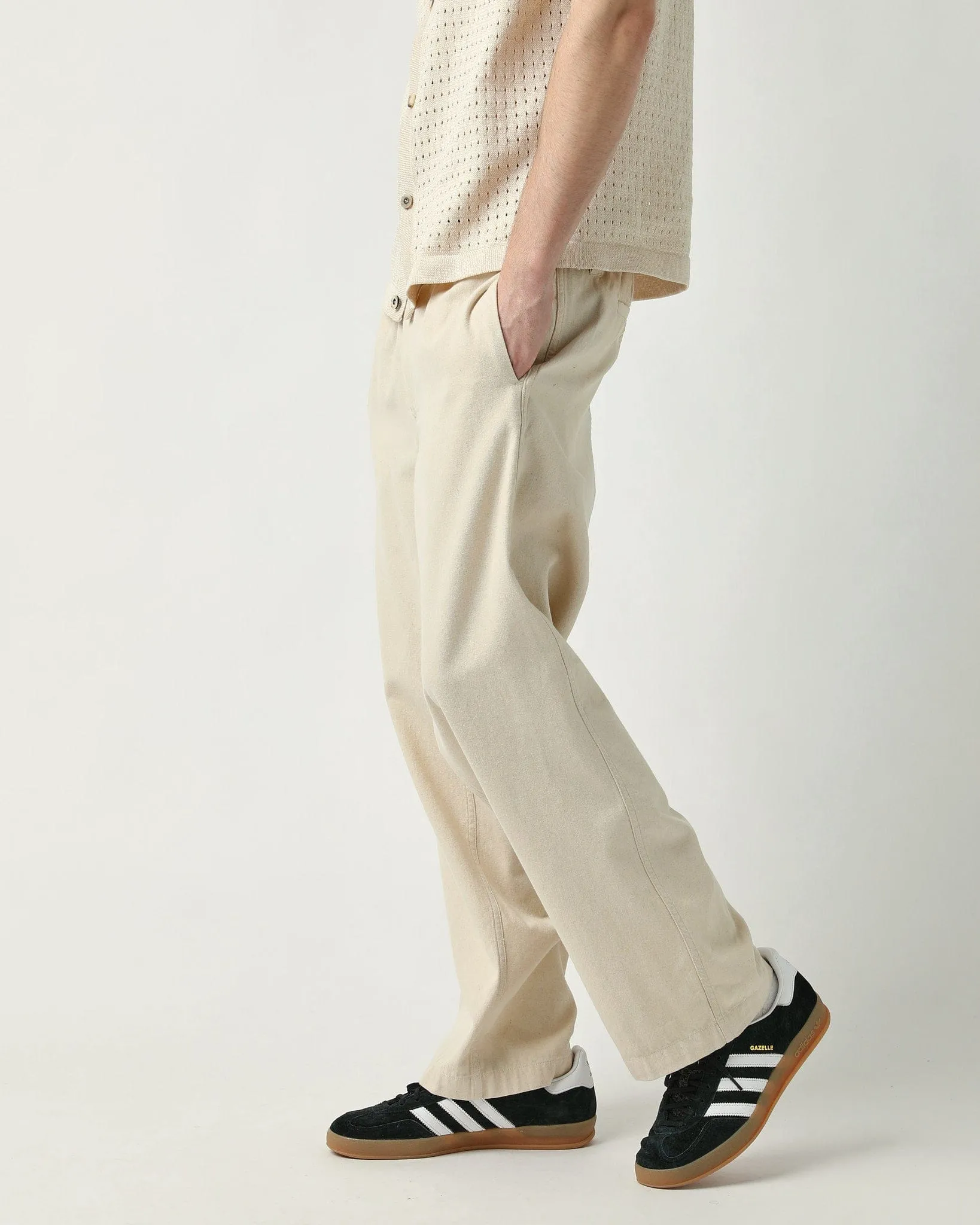 Canvas Leisure Pant - Natural sold by Corridor product image thumbnail 3