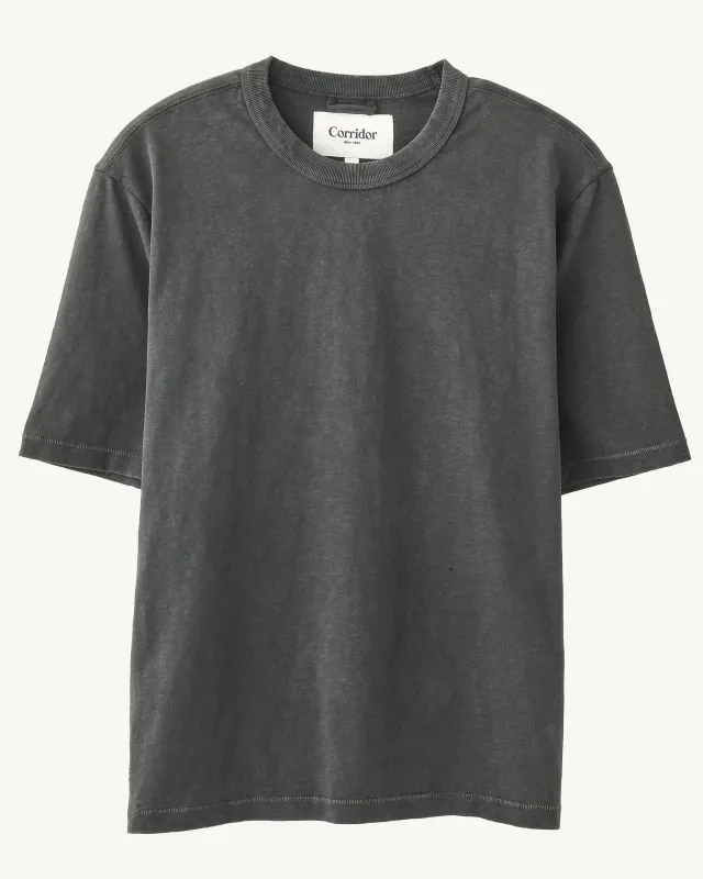 Slub Tee - Black sold by Corridor
