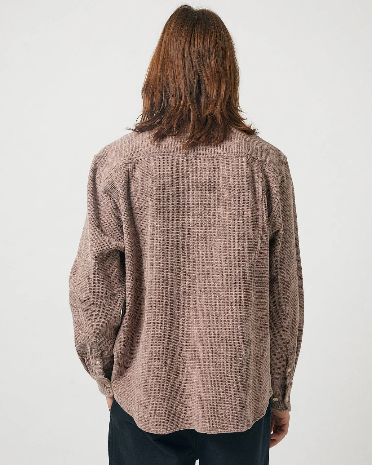 Pigment Dyed Waffle LS - Purple sold by Corridor product image thumbnail 4