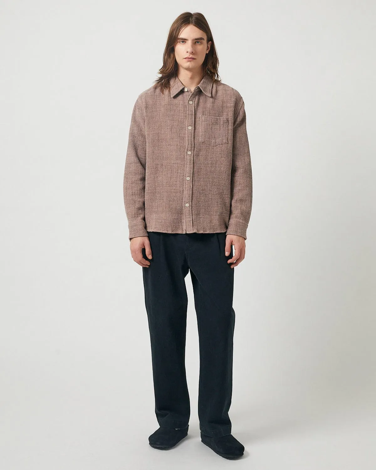 Pigment Dyed Waffle LS - Purple sold by Corridor product image thumbnail 3