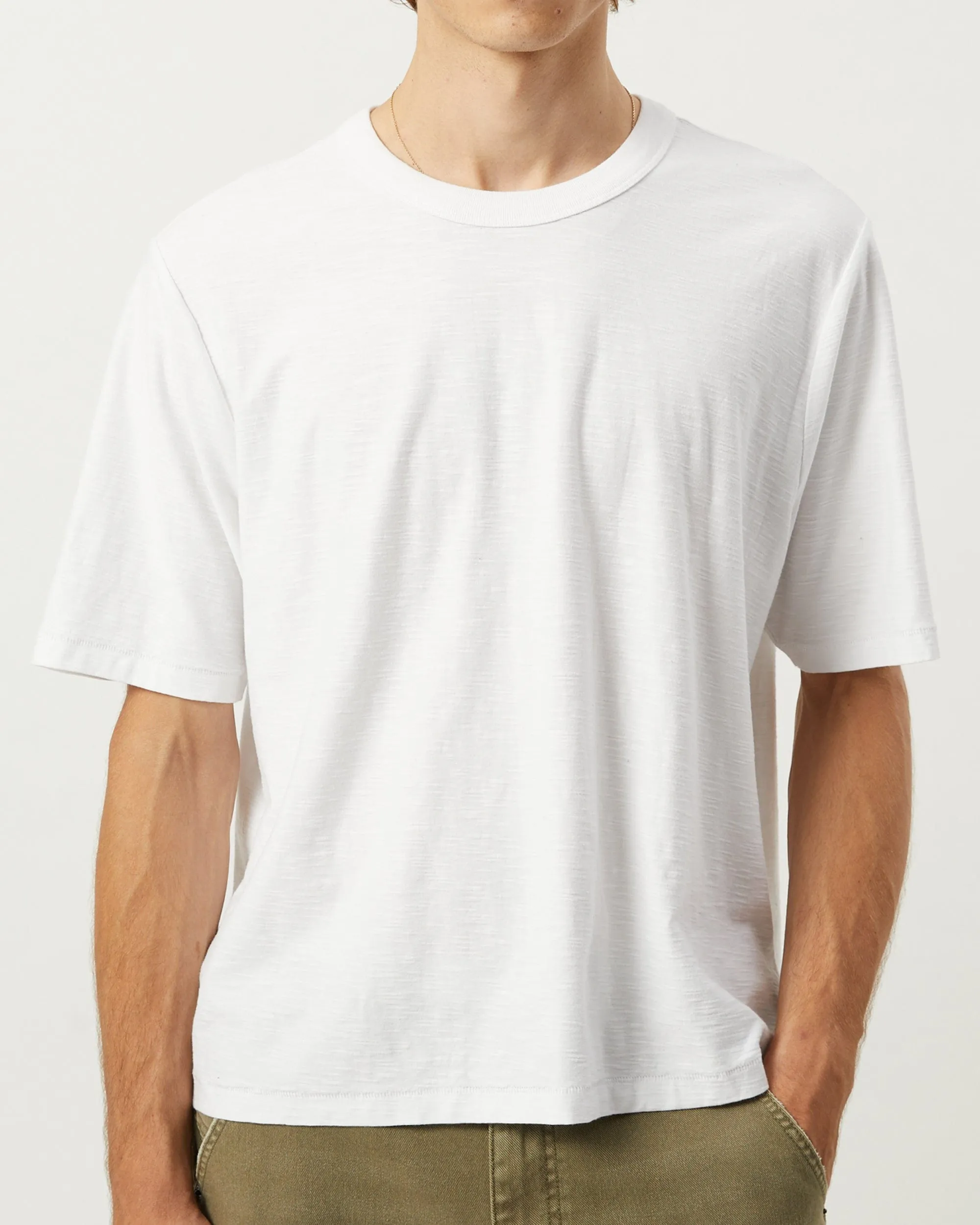 Slub Tee - White sold by Corridor