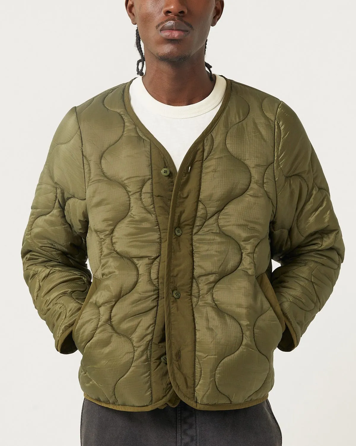 Quilted Liner Jacket - Army sold by Corridor product image thumbnail 2