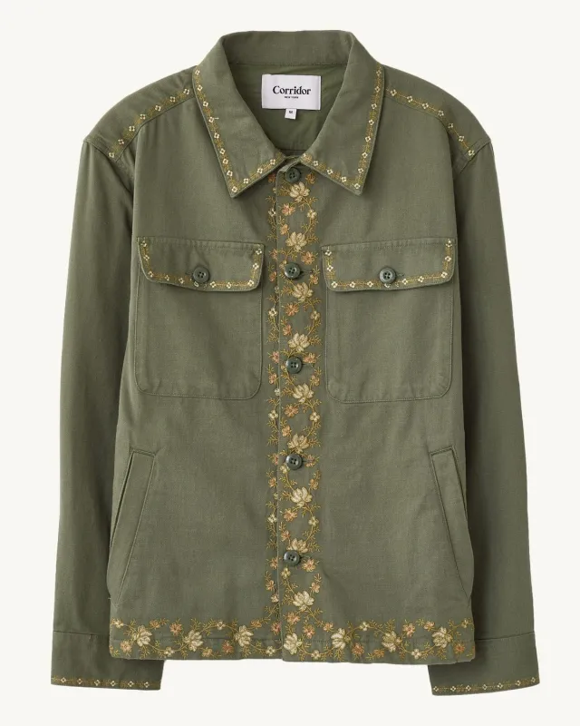 Embroidered Military Jacket sold by Corridor