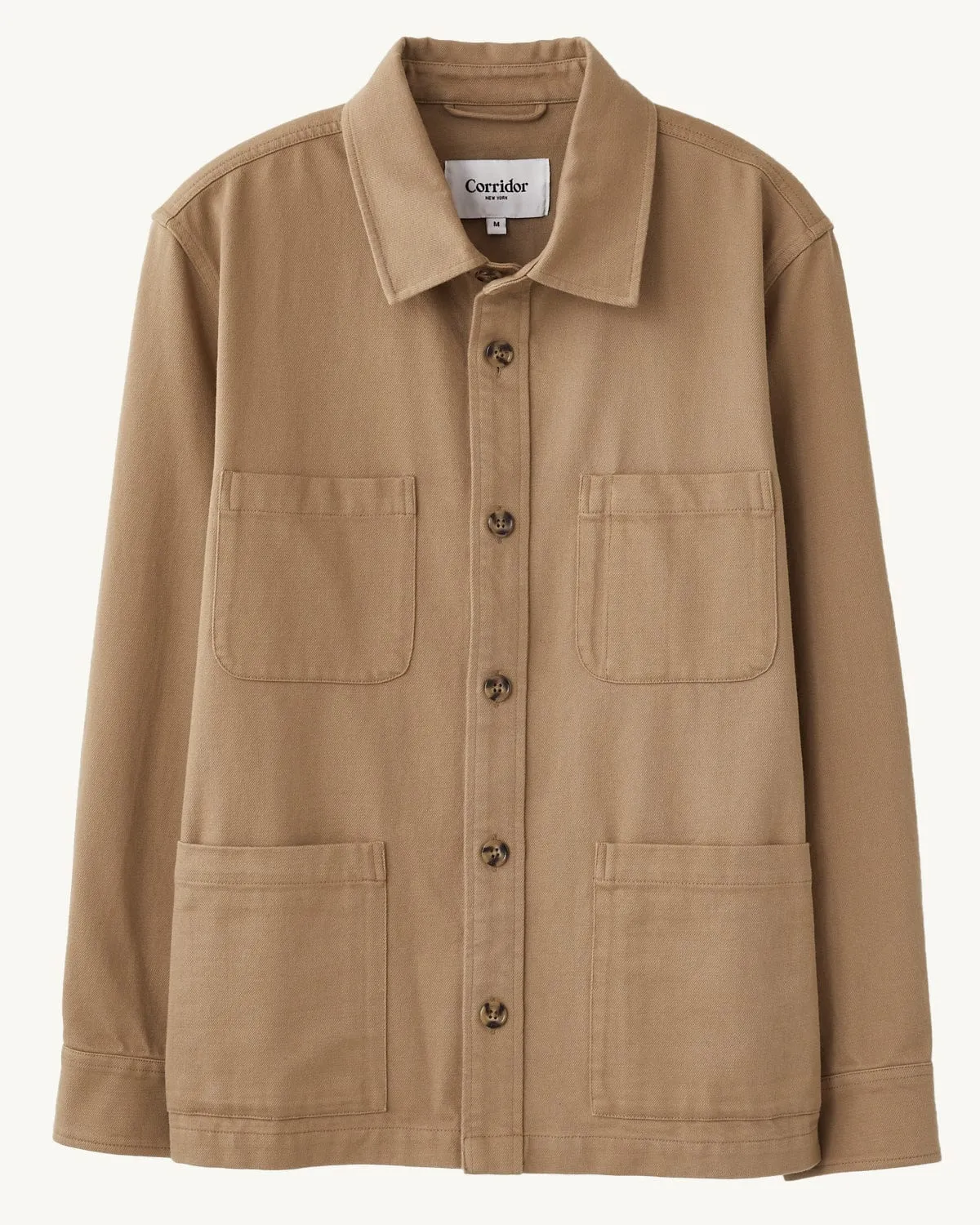 Misha Overshirt - TAN sold by Corridor