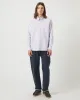 Stripe Oxford LS - Purple sold by Corridor