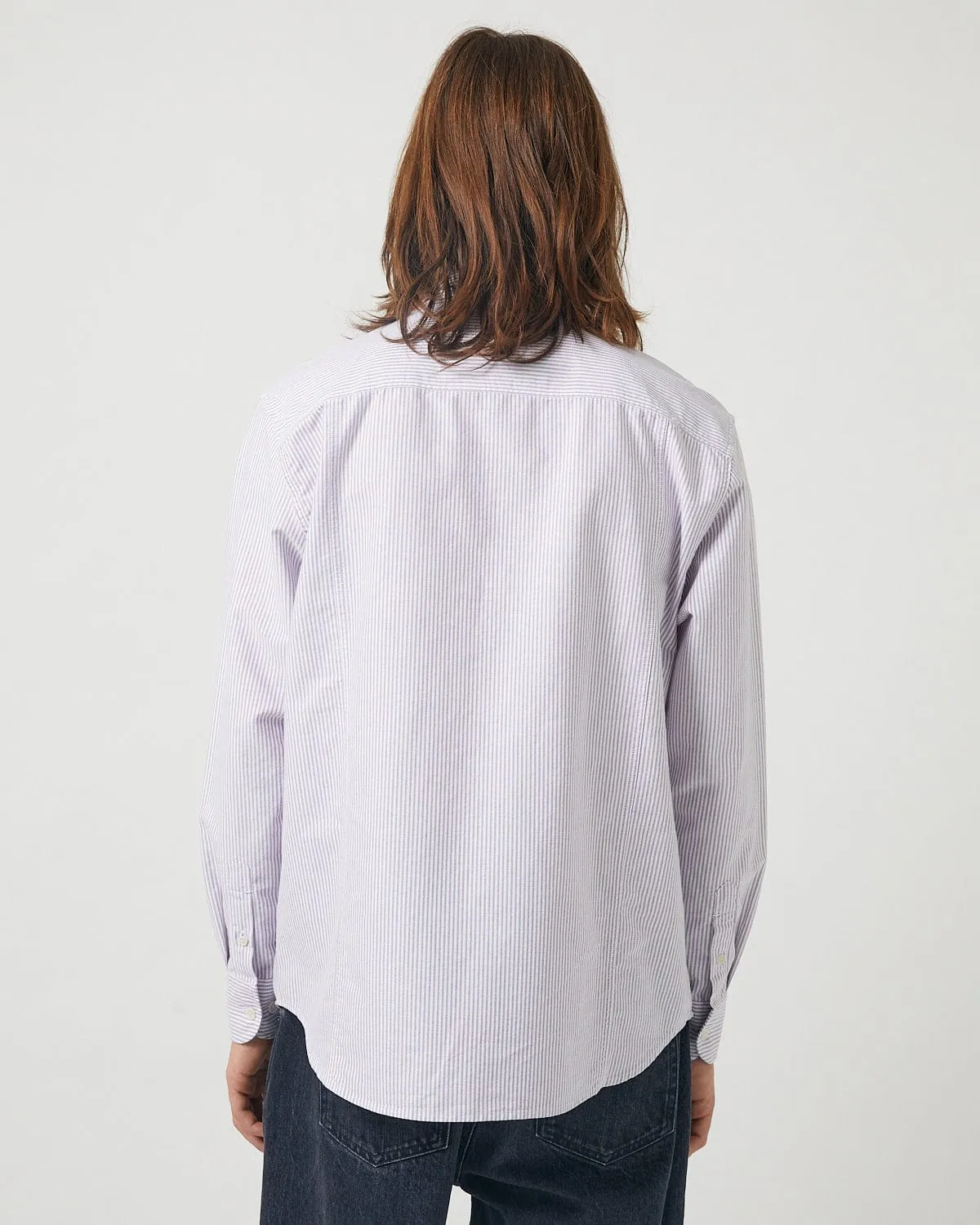 Stripe Oxford LS - Purple sold by Corridor product image thumbnail 4