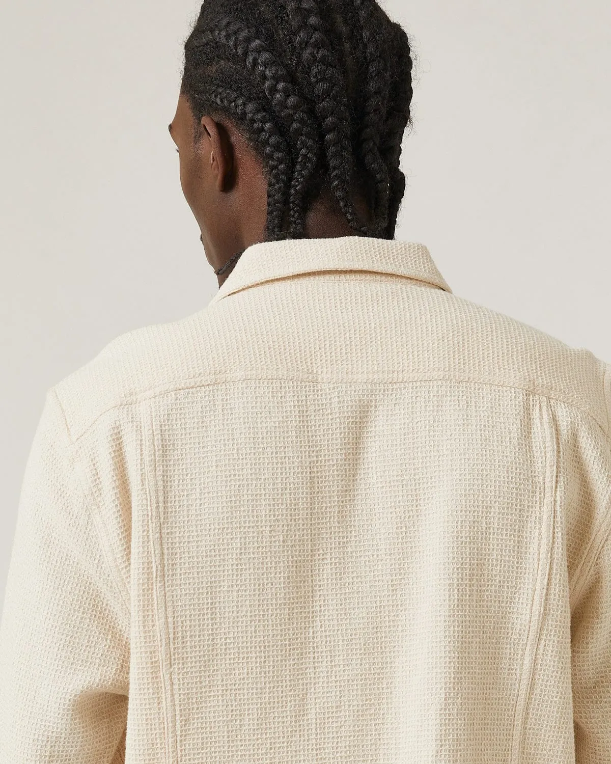 Pigment Dyed Waffle LS - Natural sold by Corridor product image thumbnail 4