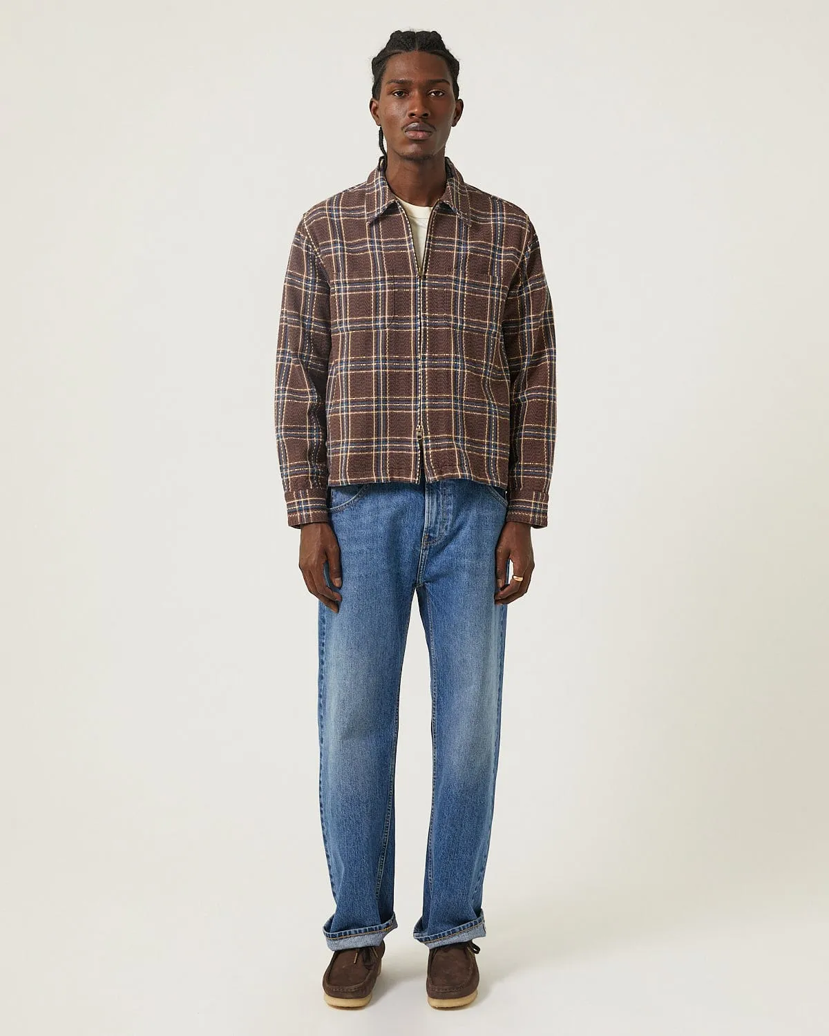 Venice Plaid Zip Shirt sold by Corridor product image thumbnail 2