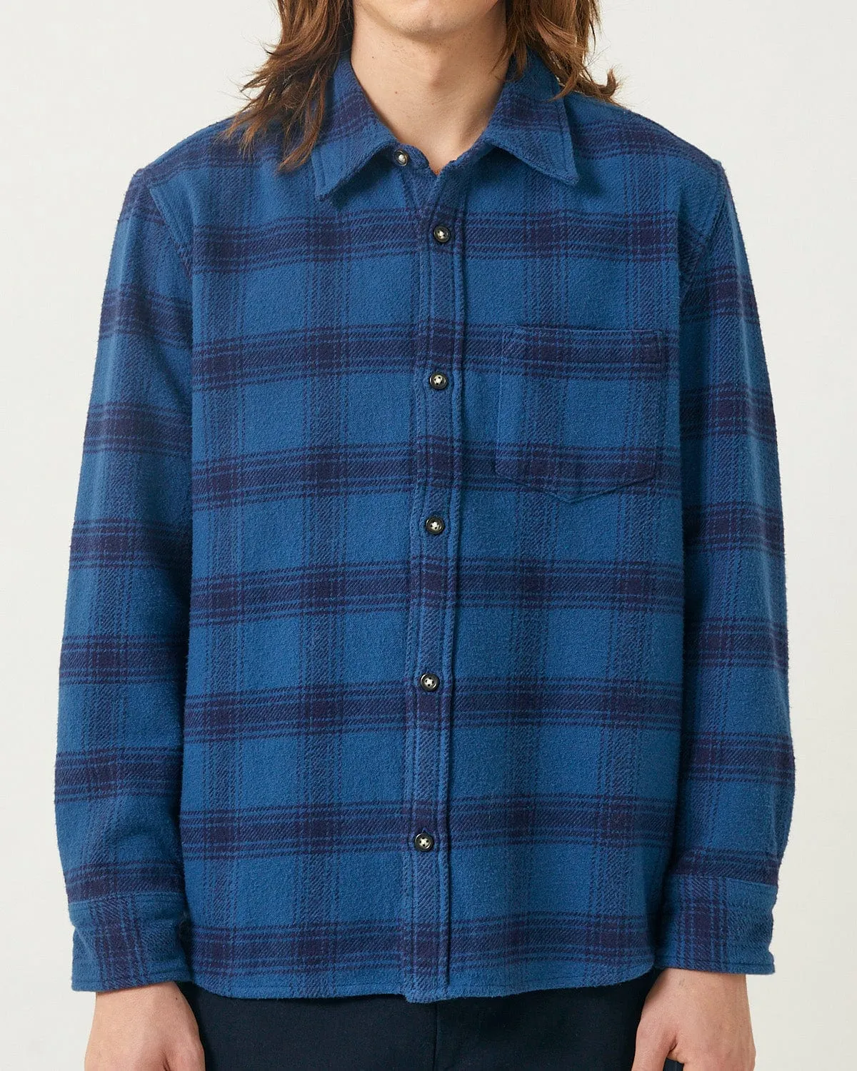 Appalachian Plaid LS - Navy sold by Corridor product image thumbnail 3