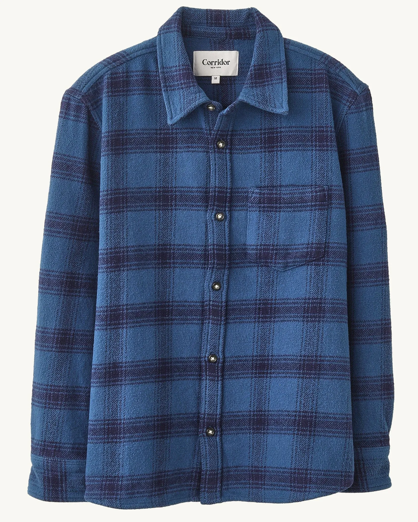 Appalachian Plaid LS - Navy sold by Corridor