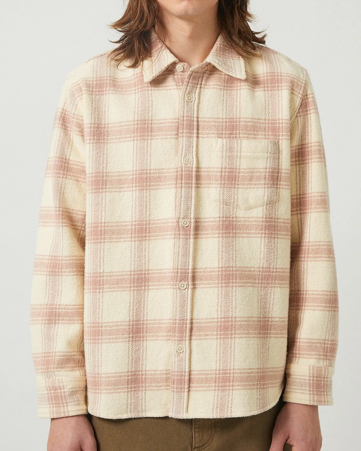 Appalachian Plaid LS - Natural sold by Corridor