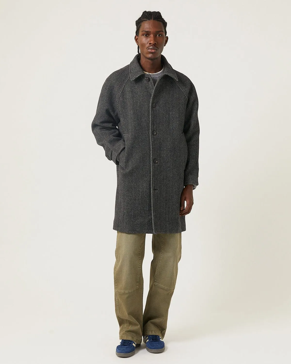 Herringbone Raglan - Charcoal sold by Corridor product image thumbnail 2