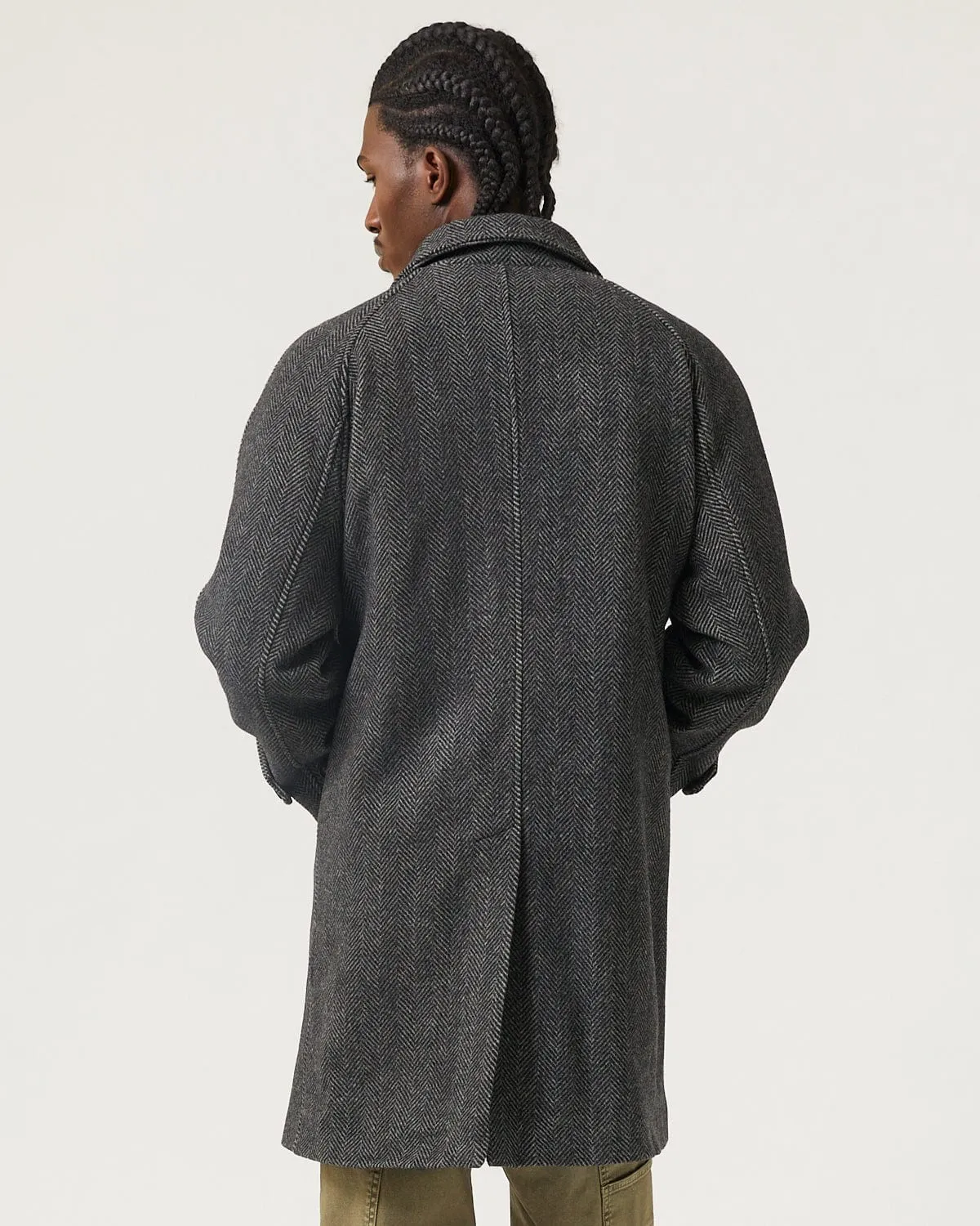 Herringbone Raglan - Charcoal sold by Corridor product image thumbnail 4