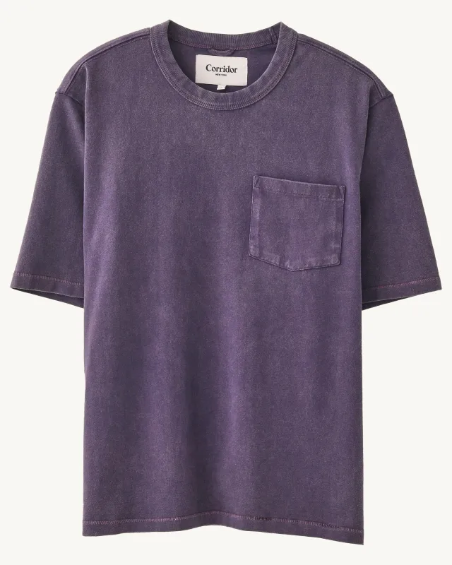 Garment Dye Tee - Purple sold by Corridor