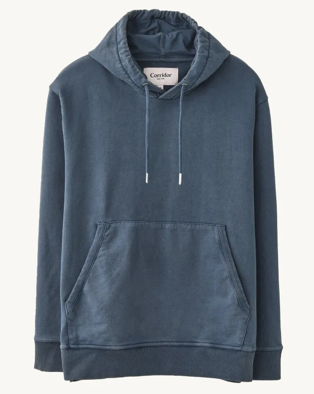 French Terry Hoodie - Navy sold by Corridor