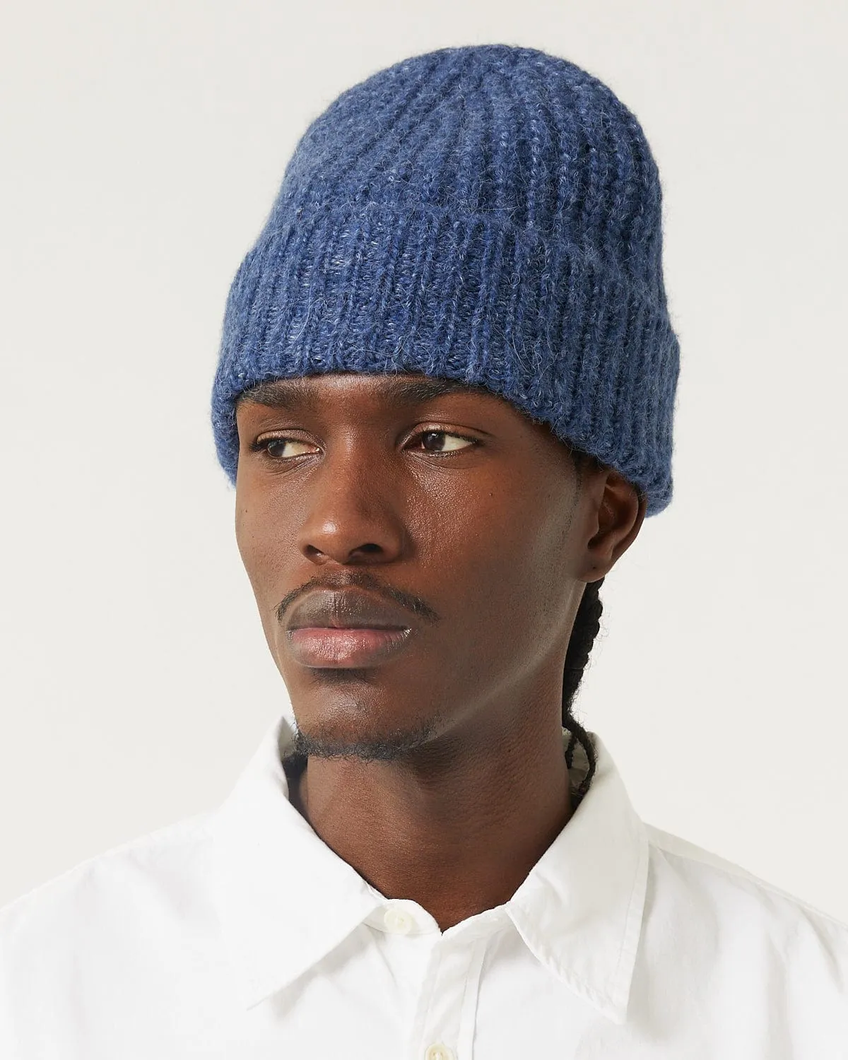 Alpaca Beanie - Indigo sold by Corridor product image thumbnail 2