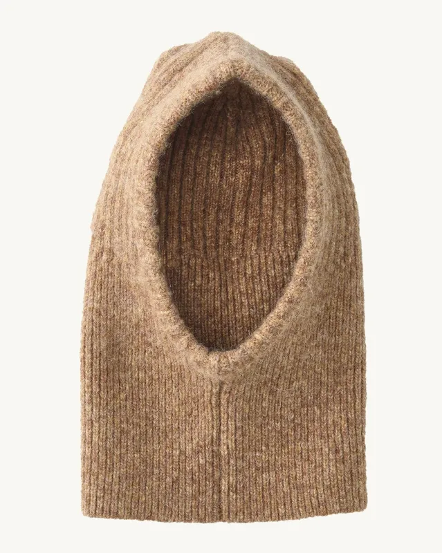 Alpaca Balaclava - Camel sold by Corridor