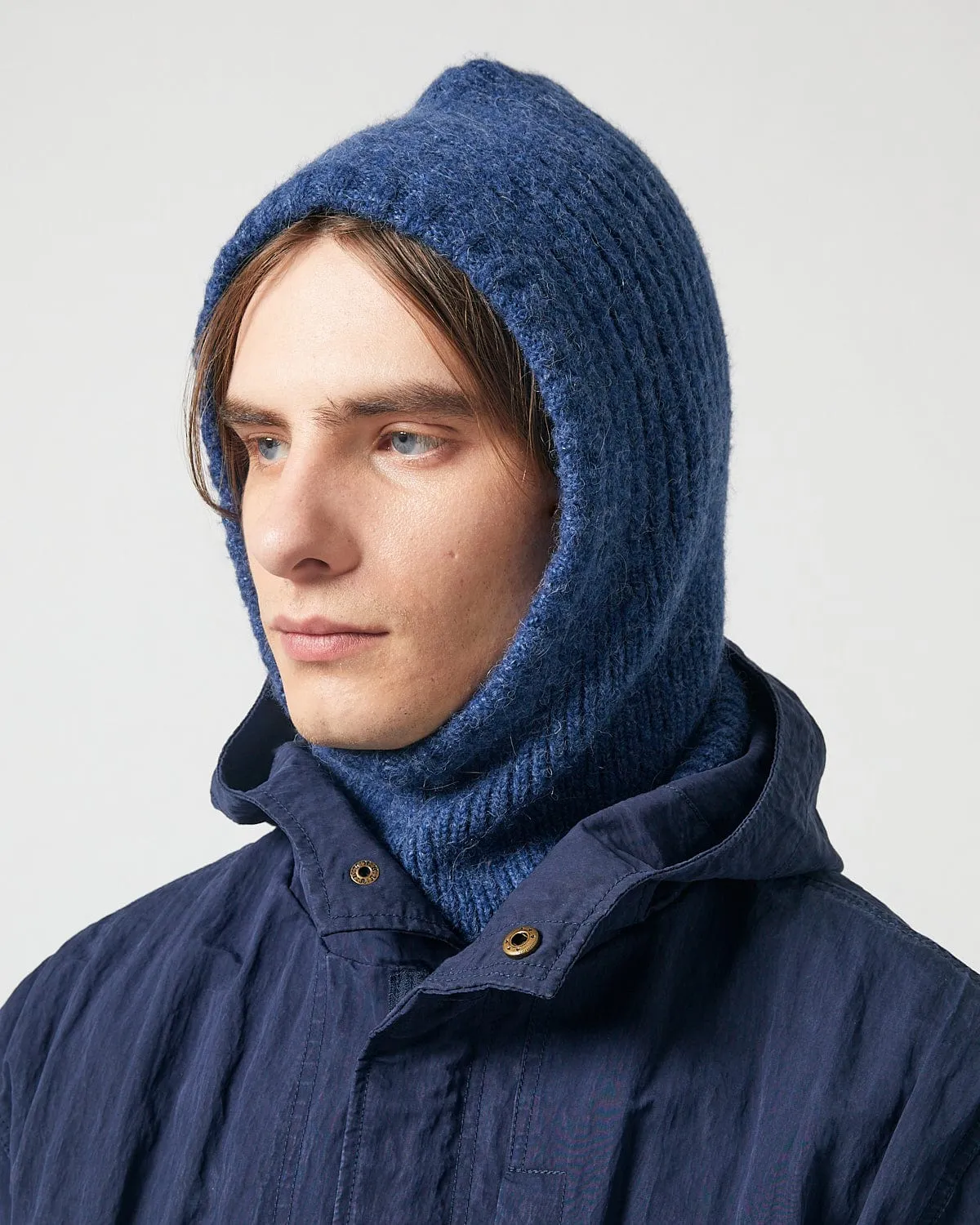 Alpaca Balaclava - Indigo sold by Corridor product image thumbnail 3