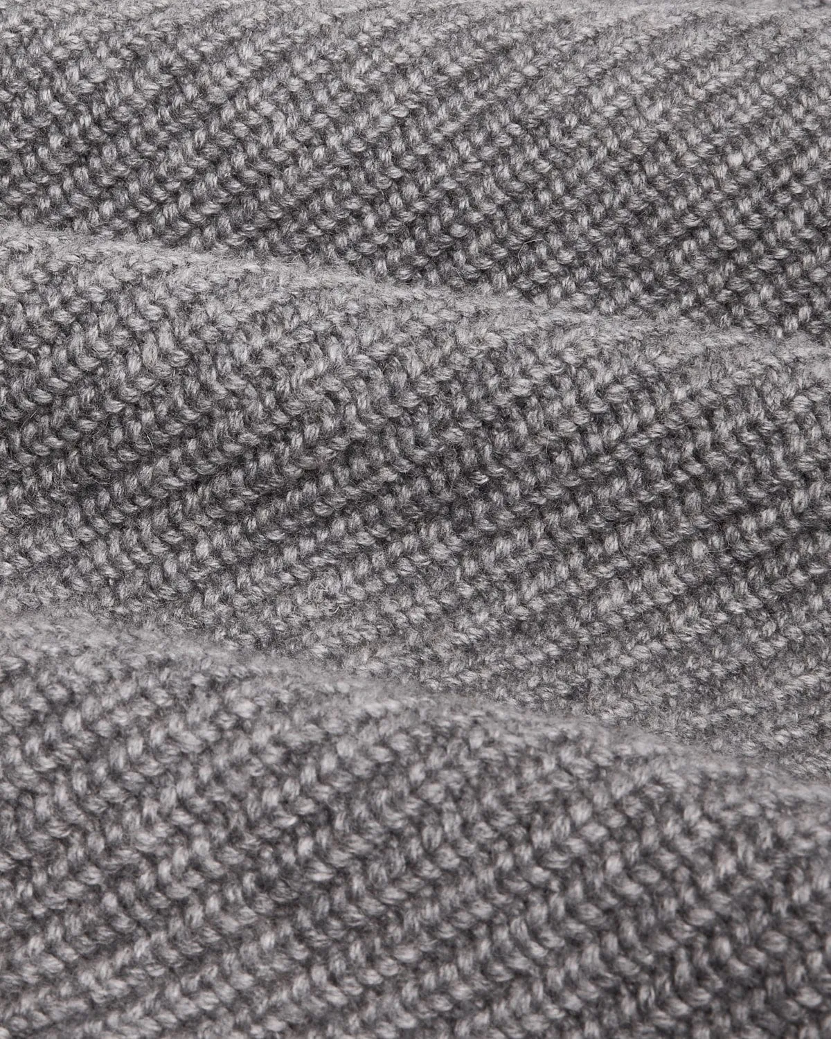 Wool Cashmere Ribbed Crewneck - Grey sold by Corridor product image thumbnail 5