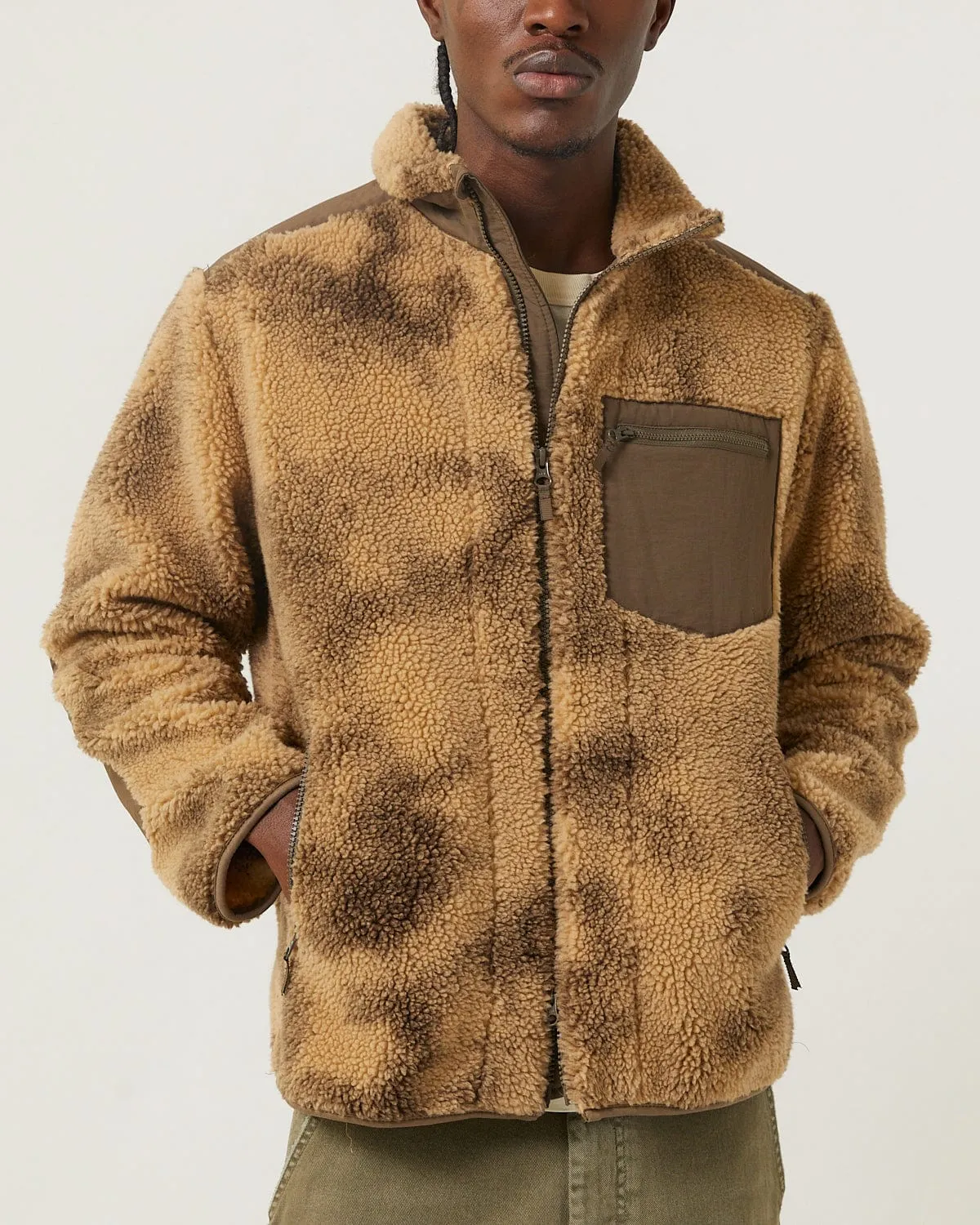 Oak Deep Pile Fleece Zip sold by Corridor product image thumbnail 2