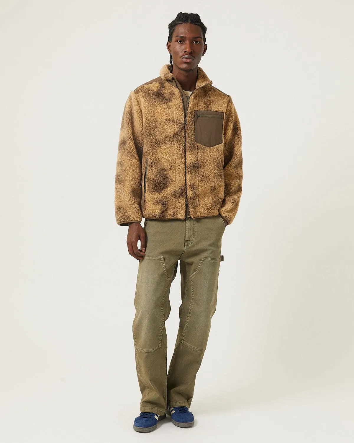 Oak Deep Pile Fleece Zip sold by Corridor product image thumbnail 4