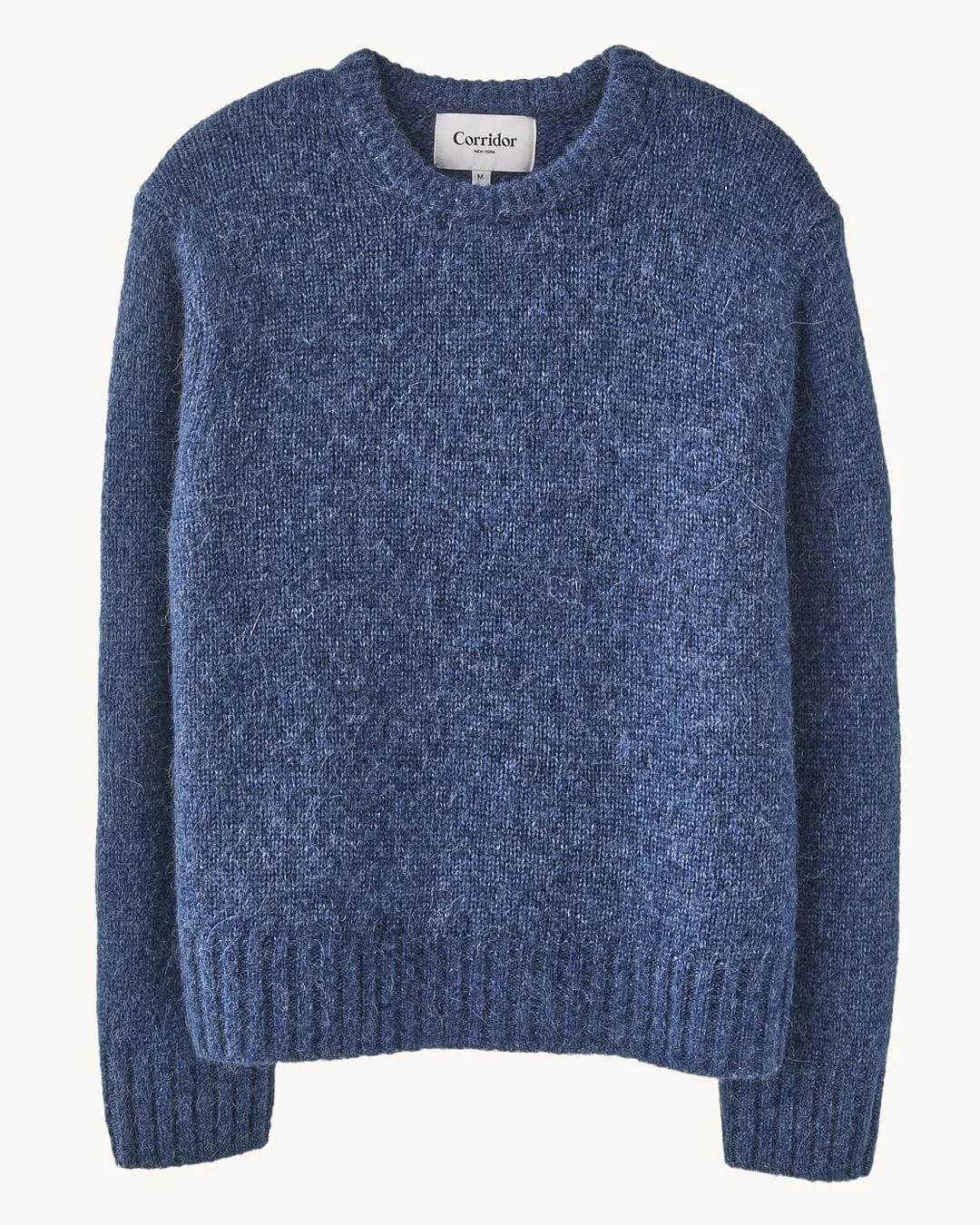 Alpaca Crewneck - Indigo sold by Corridor