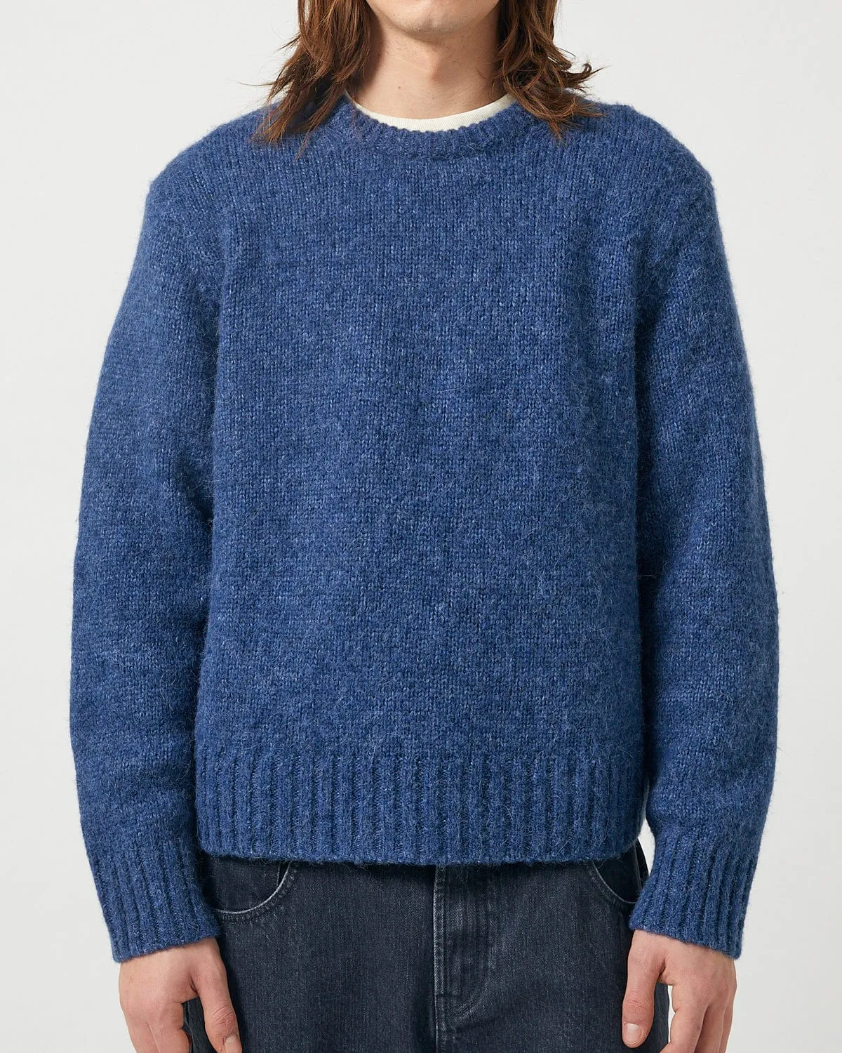 Alpaca Crewneck - Indigo sold by Corridor product image thumbnail 3