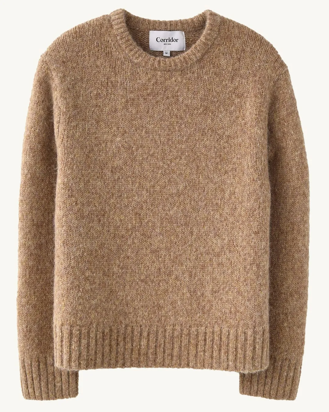 Alpaca Crewneck - Camel sold by Corridor
