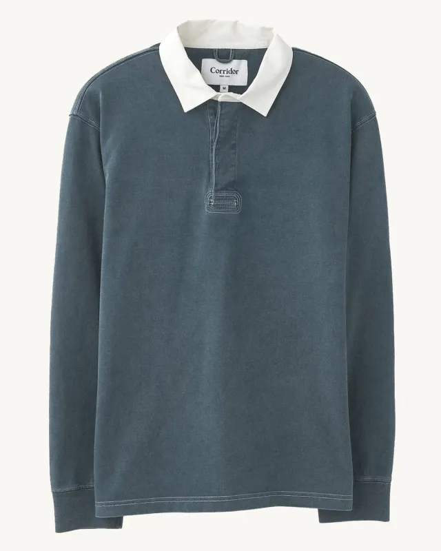 Rugby LS - Navy sold by Corridor
