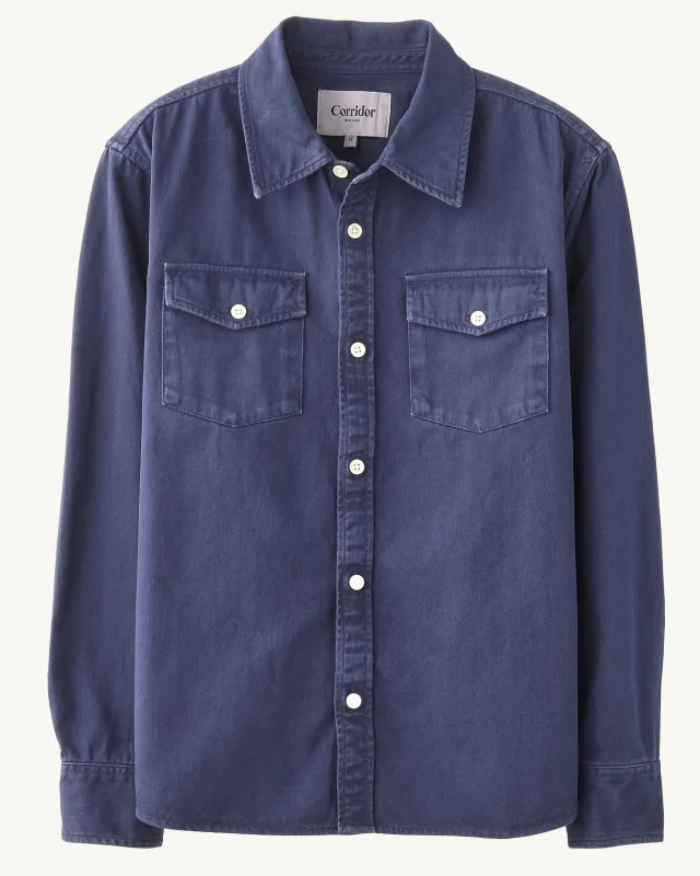 Denim LS - Navy sold by Corridor