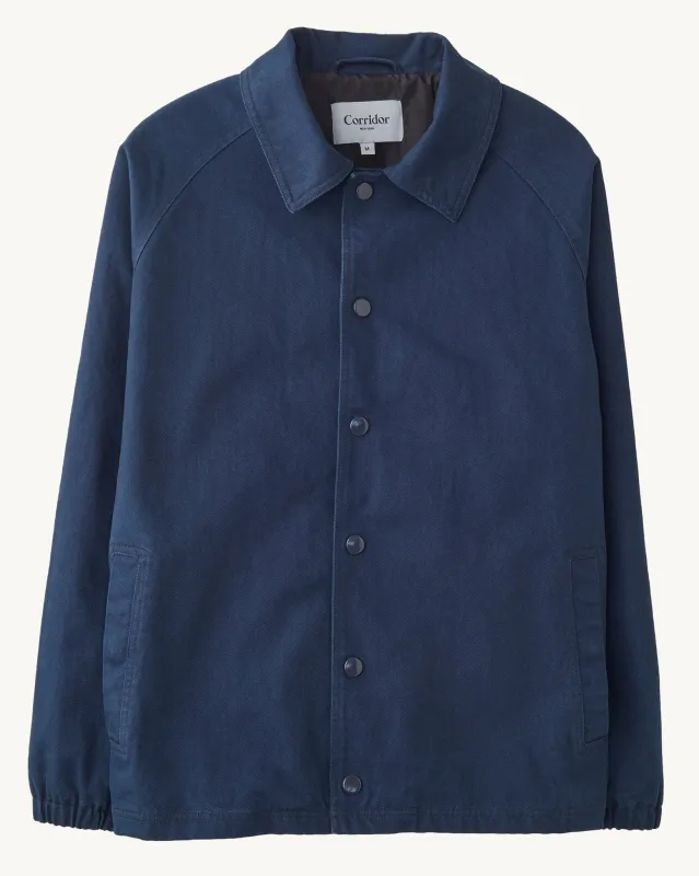 Garment Dyed Coach Jacket - Navy sold by Corridor