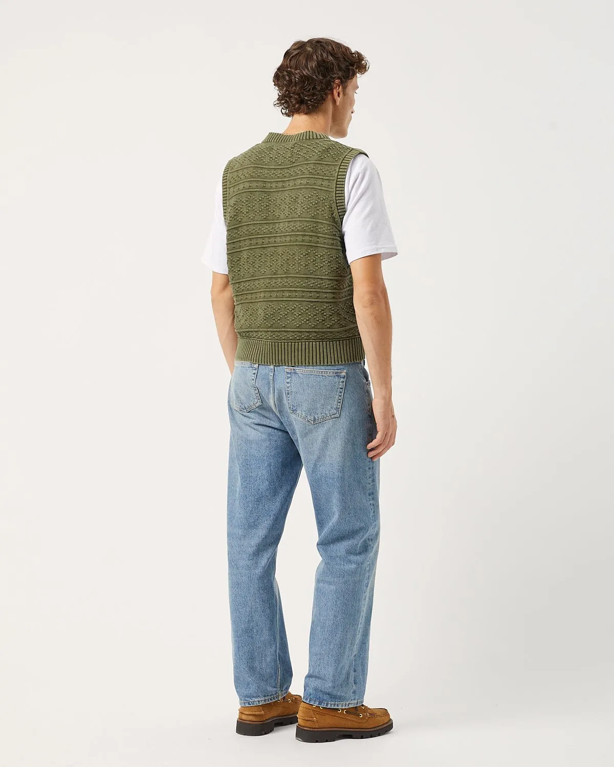 Jacquard Vest - Army sold by Corridor product image thumbnail 3