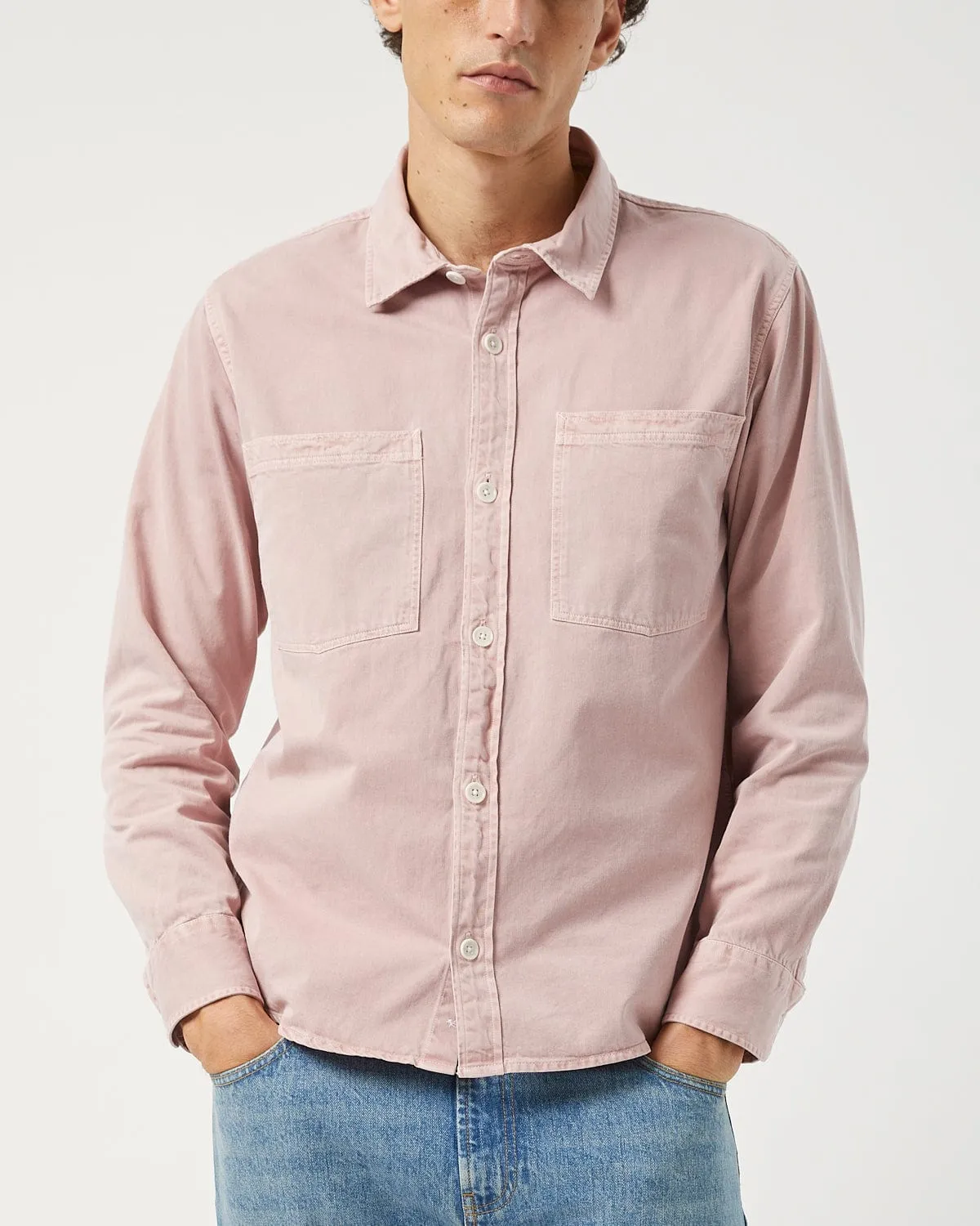 Garment Dye Twill LS - Pink sold by Corridor product image thumbnail 2