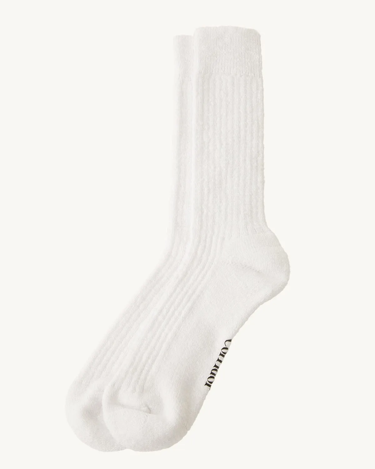 Slub Sock - White sold by Corridor
