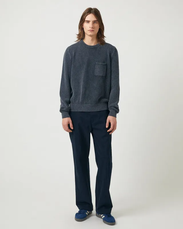 Moleskin Trouser - Navy sold by Corridor