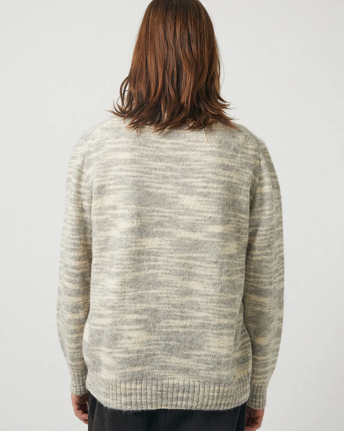 Spacedye Alpaca Crewneck - Grey sold by Corridor product image thumbnail 4