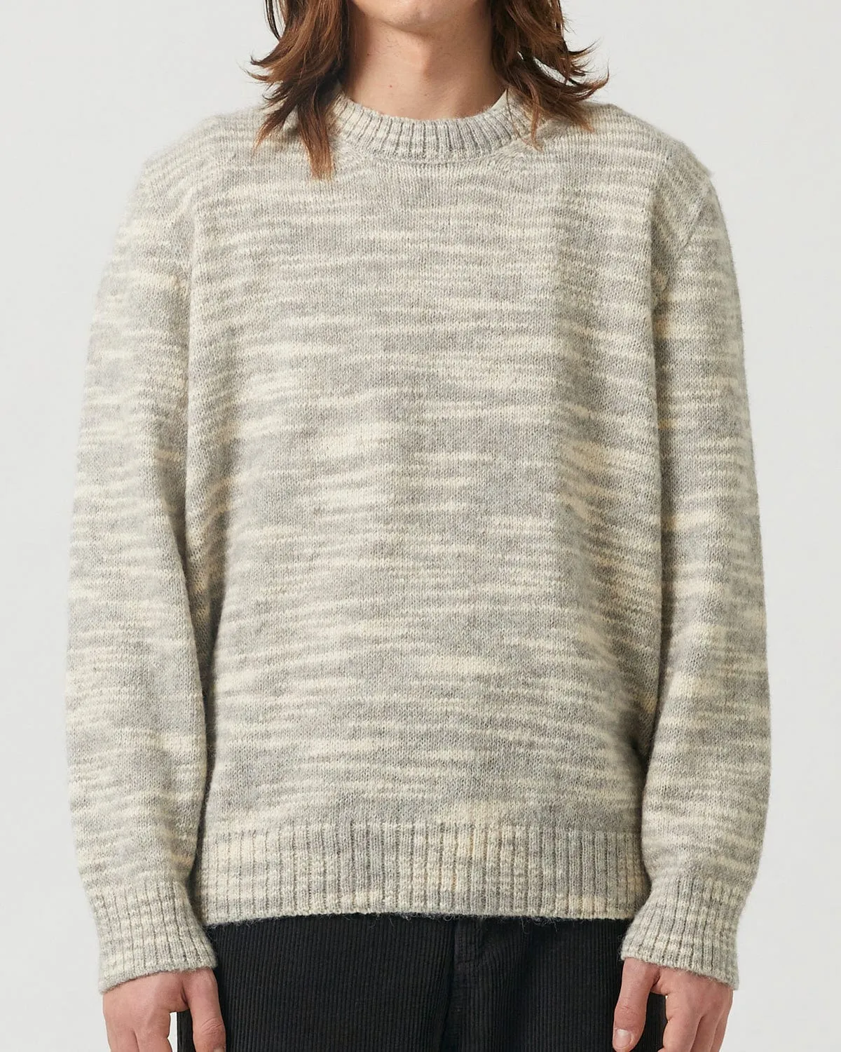 Spacedye Alpaca Crewneck - Grey sold by Corridor product image thumbnail 3