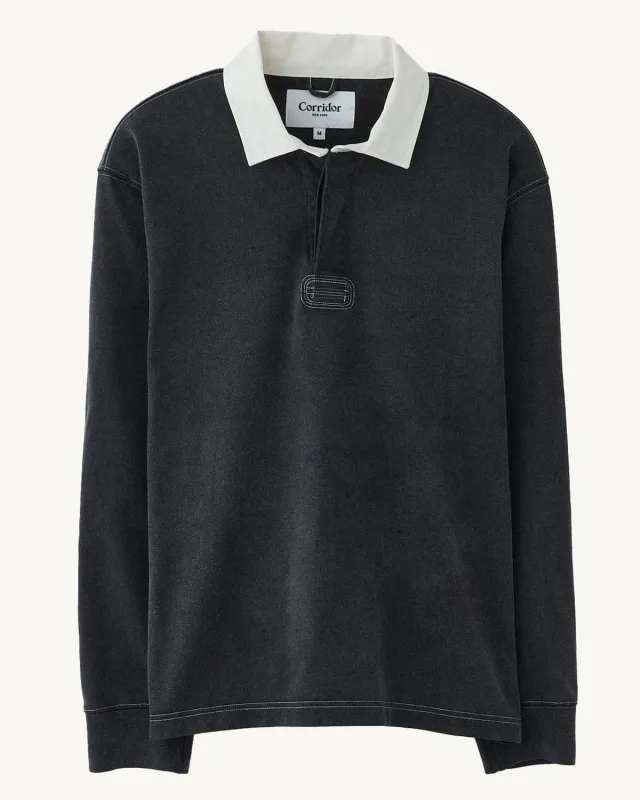 Rugby LS - Black sold by Corridor